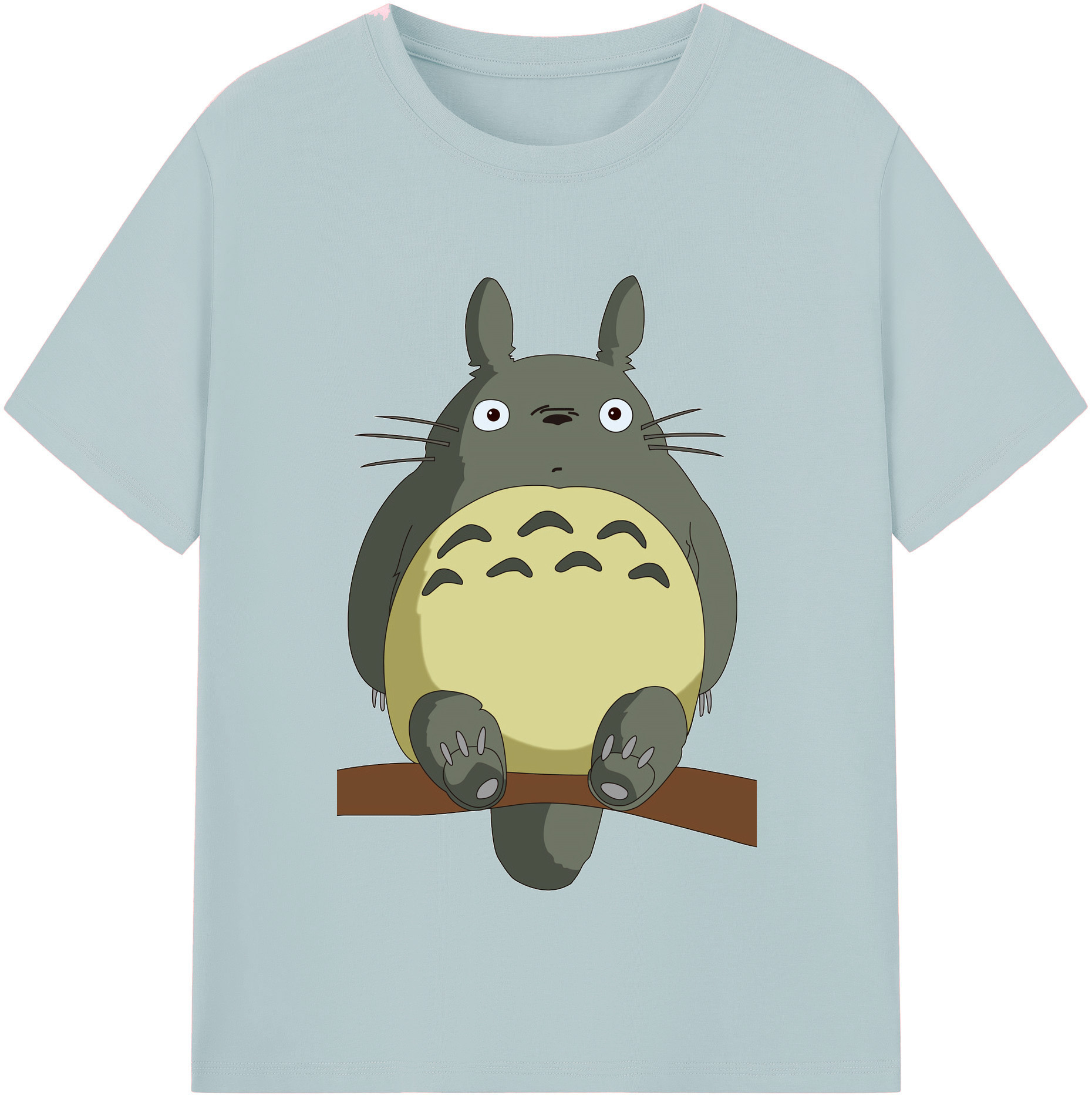 （画像用） となりのトトロ 草壁メイ 草壁サツキ My Neighbor Totoro Satsuki Kusakabe Mei Kusakabe 綿100％半袖Tシャツ（フロントプリント）